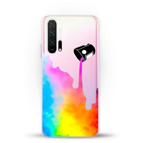 фото Силиконовый чехол краски на honor 20 pro andy & paul