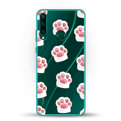 фото Силиконовый чехол лапки на huawei y6p andy & paul