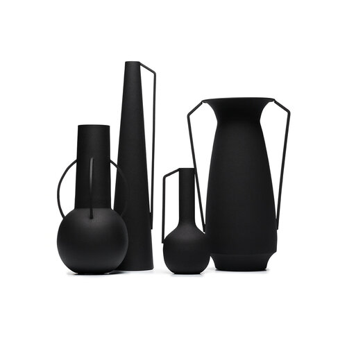 POLSPOTTEN - Римские вазы с порошковым покрытием (набор из 4 шт.) - Унисекс - Один размер - Черный