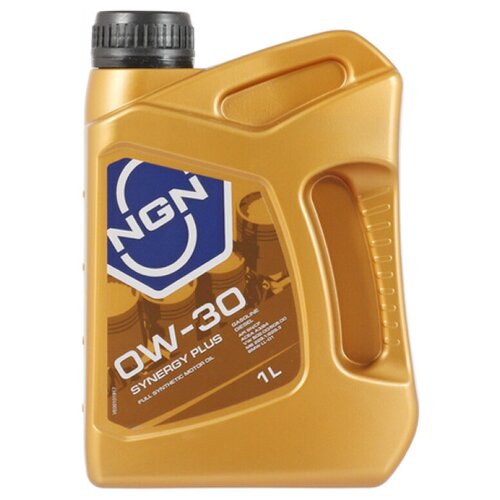Синтетическое моторное масло NGN Synergy Plus 0W-30, 1 л, 1 шт.