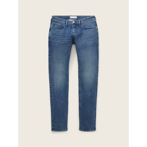 Джинсы зауженные Tom Tailor, размер 32/34, синий джинсы tom tailor denim piers slim синий