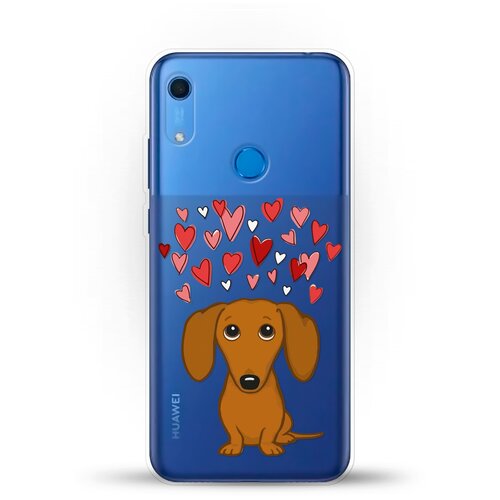 фото Силиконовый чехол любимая такса на huawei y6s andy & paul