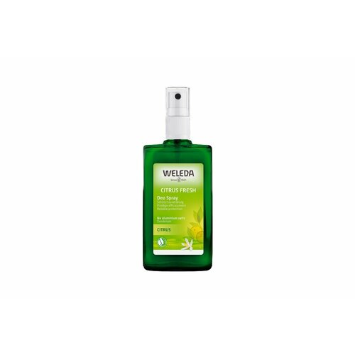 дезодорант с натуральными эфирными маслами розовый weleda wild rose deodorant 100 мл WELEDA Дезодорант-Спрей цитрусовый Citrus Deodorant