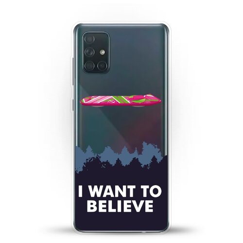 фото Силиконовый чехол i want to believe на samsung galaxy a71 andy & paul