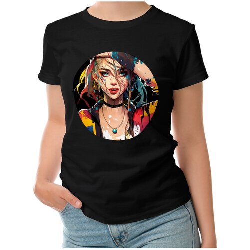 фото Футболка roly, размер s, черный