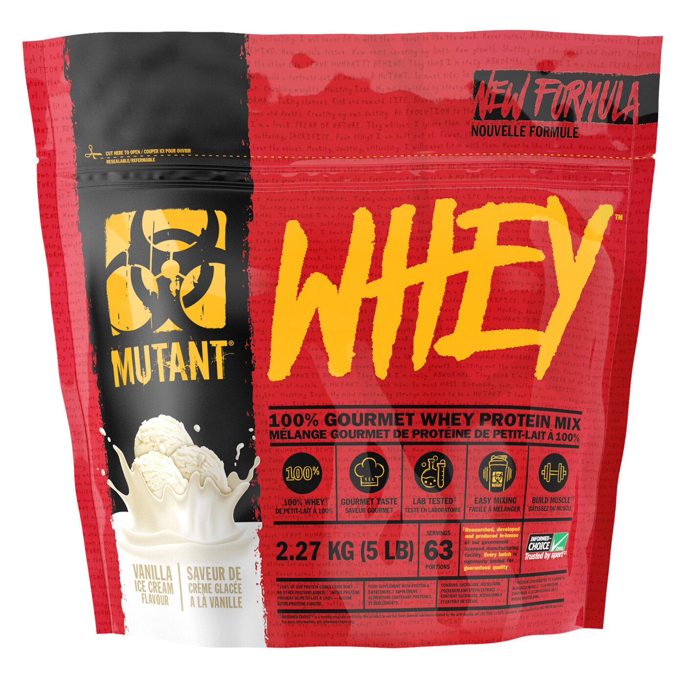 Mutant Whey 5lb (Vanilla Ice Cream)