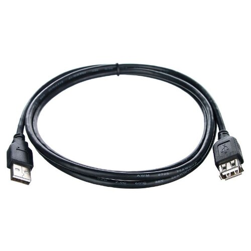 удлинитель telecom usb usb tus6990 1 5 м черный Удлинитель Telecom USB - USB (TUS6990), 1.5 м, черный
