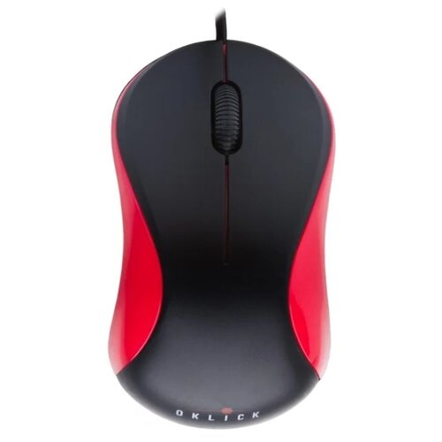 Мышь OKLICK 115S black/red