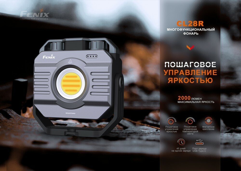 Фонарь кемпинговый Fenix CL28R