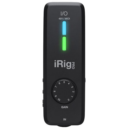 ik multimedia irig voice разъем mini jack 3 5 mm white Внешняя звуковая карта IK Multimedia iRig Pro I/O