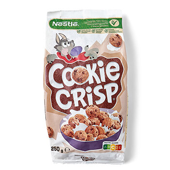 Готовый завтрак Cookie Crisp печенье с шоколадными каплями Nestle 250г, Польша