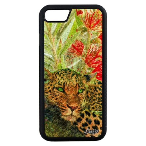 фото Чехол на смартфон iphone 7, "леопард" кошачьи барс utaupia