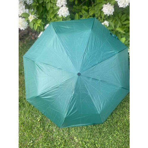 Зонт зеленый мини зонт механика 2 сложения синий
