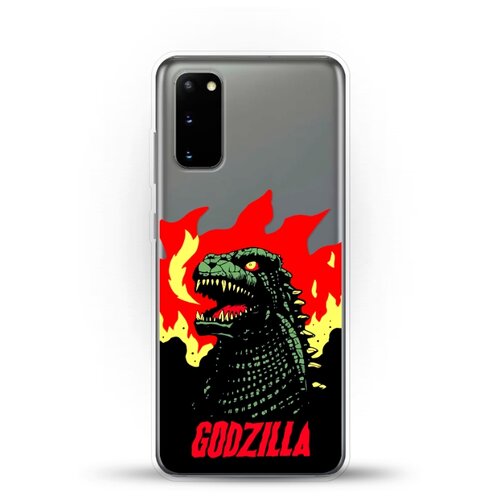 фото Силиконовый чехол годзила на samsung galaxy s20 andy & paul