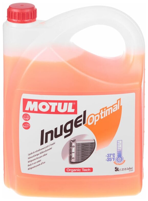 Антифриз Motul Auto Cool Optimal красный 5л (109142)