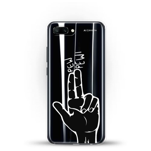 фото Силиконовый чехол pew-pew на honor 10 andy & paul