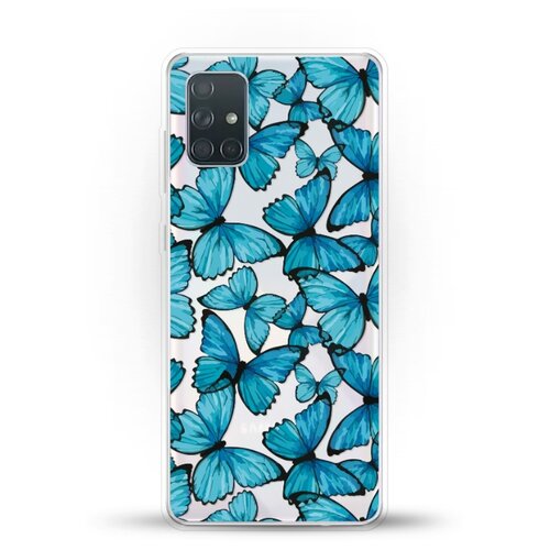 фото Силиконовый чехол бабочки на samsung galaxy a71 andy & paul