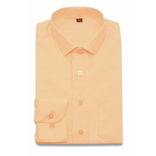 фото Школьная рубашка imperator, размер 92-98, оранжевый