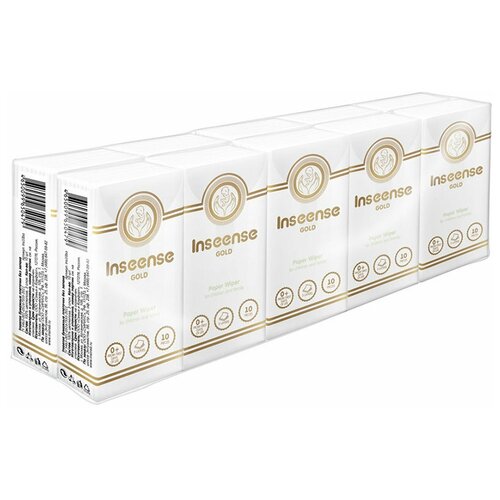  Inseense Gold Paper Wiper, 100 , 10 