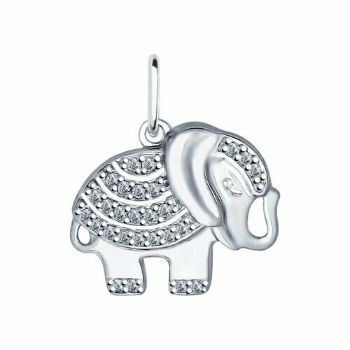 фото Подвеска из серебра слон jewel cocktail