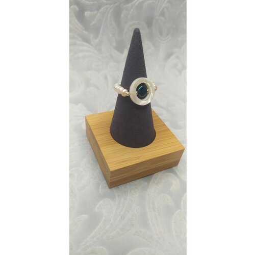 Кольцо, перламутр, белый