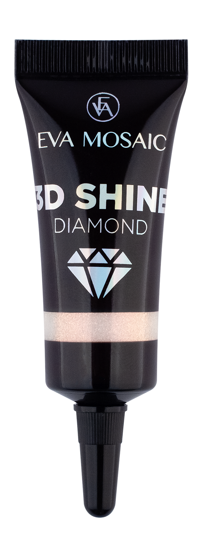 EVA MOSAIC Глиттер для лица 3D Shine Diamond гелевый, 7 мл, Розовое золото
