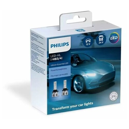 фото Светодиодные лампы philips led-hl ultinon essential [~hb3/hb4] 2шт. (11005ue2x2)