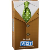 Презервативы Vizit Dotted, точечные, 12 шт