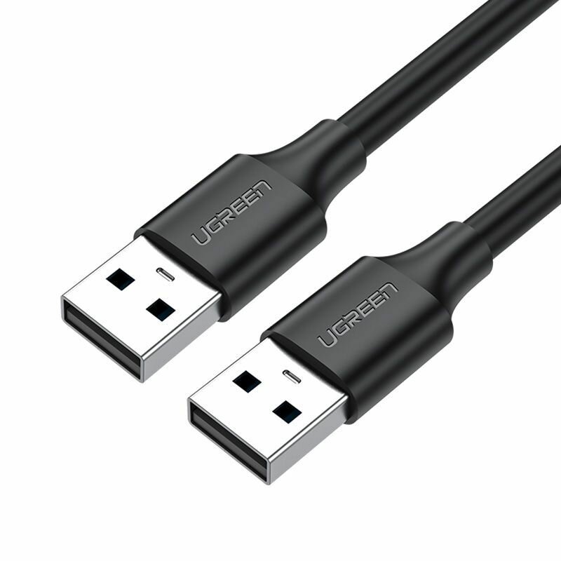 Кабель UGREEN US102 (30136) USB 2.0 A Male to A Male Cable 3m - Black