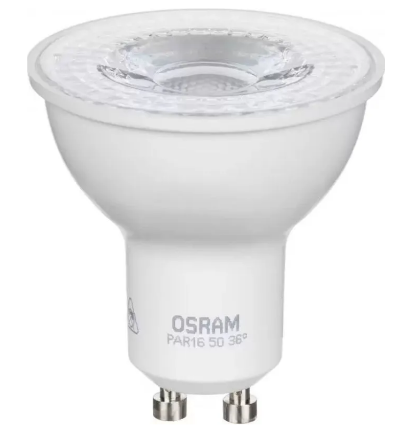 Лампа светодиодная OSRAM LED Star PAR16, 280лм, 3,6Вт, 5000К, дневной свет, Цоколь GU10