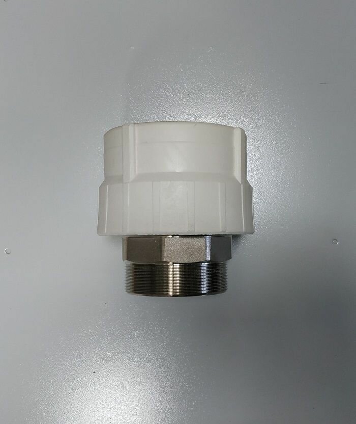 Муфта полипропиленовая 90*3" НР Kalde под ключ, 3222-nmo-903006