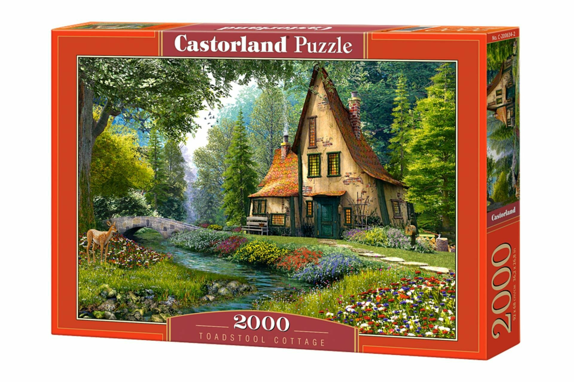 Puzzle-2000 "Дом у ручья" в к 35x26.5x5 см.