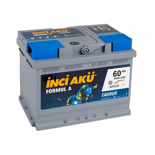 Аккумулятор автомобильный INCI AKU Formul A 60L 242/175/190 прямая полярность 60Ач 540А