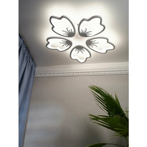 Люстра потолочная светодиодная с пультом