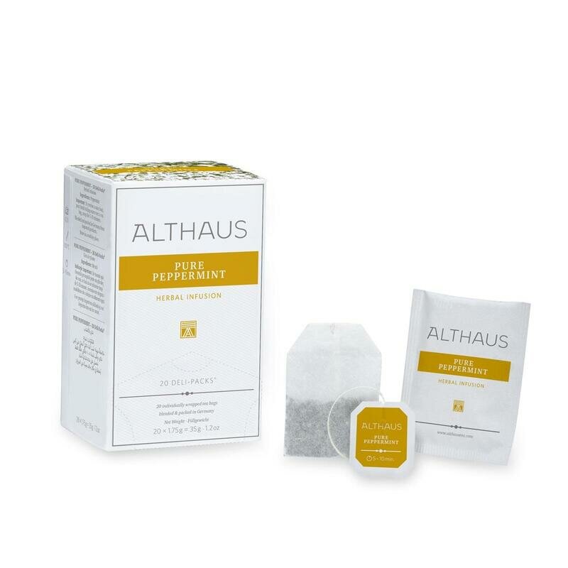 Чай травяной Althaus Pure Peppermint пакетированный 20 х1.75 г