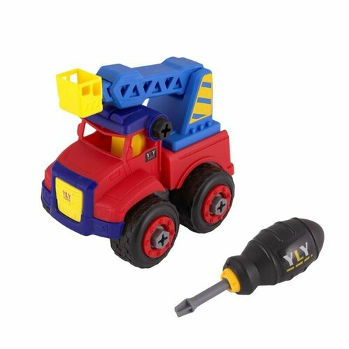 Машинка конструктор PITSTOP Building Blocks с отверткой в коробке 269₽