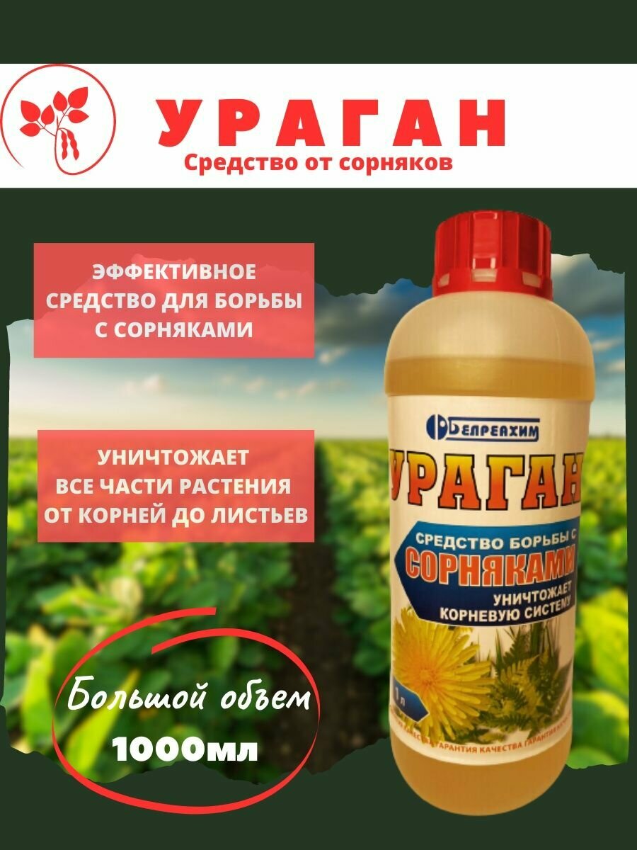 Ураган от сорняков 1 литр
