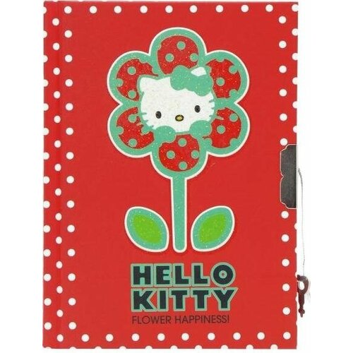 канцелярский набор action hello kitty 6 предметов Action! HKO-FN64/4118 Блокнот с замком action, hello kitty, твердая обложка, пакет