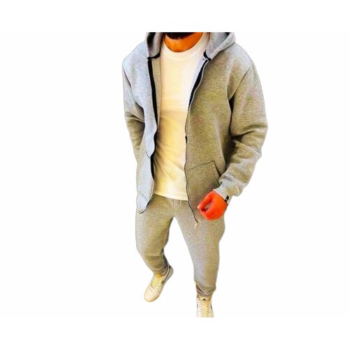 фото Костюм , размер 50, серый нет бренда