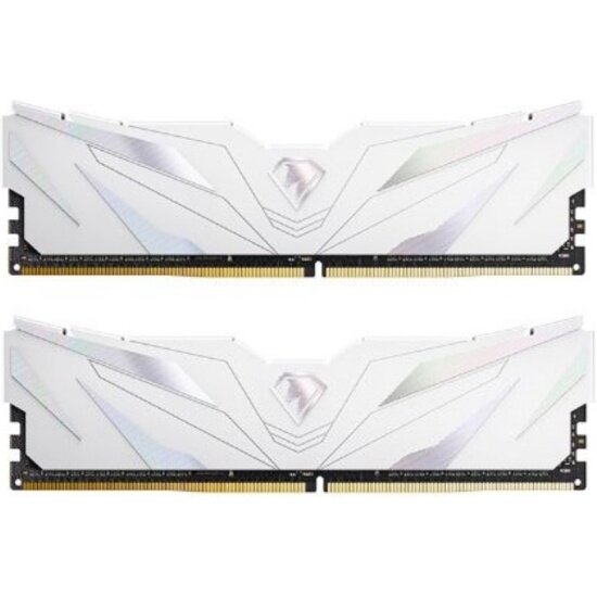 Оперативная память Netac Shadow DDR4 II 32GB (16Gbx2) 3200MHz PC25600 CL16, White с радиатором (NTSWD4P32DP-32W)