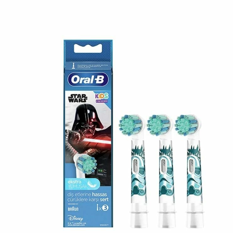 Насадка для зубных щеток Oral-B Stages Kids EB10S Star Wars (3 шт) - фото №10