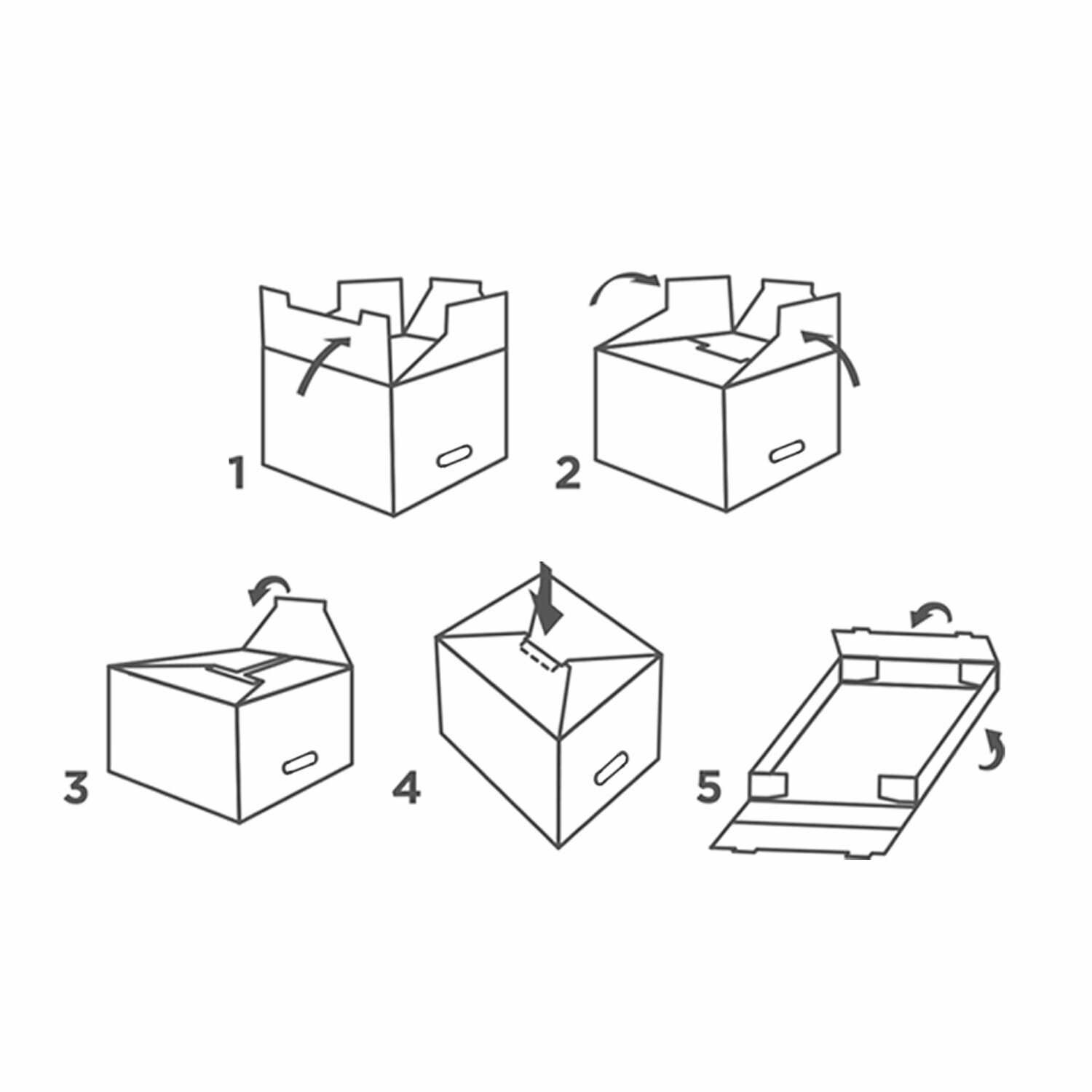 Коробка для хранения вещей с крышкой картонная, 3 шт, Листья бежевые - фотография № 12