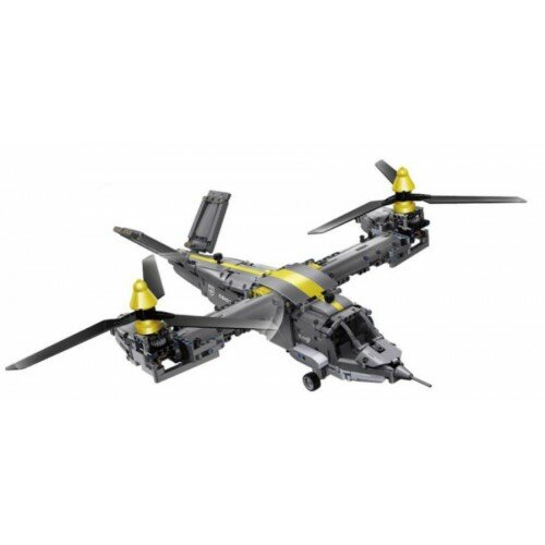 Double Eagle Конструктор Конвертоплан 1424 деталей C61076W с 8 лет