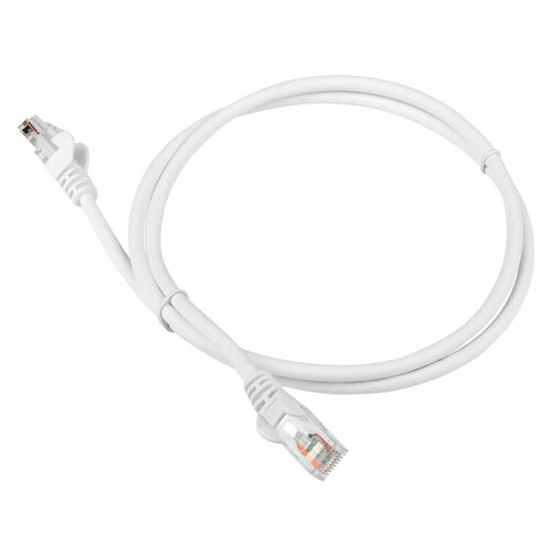 Патч-корд Lanmaster LAN-PC45/U5E-2.0-WH UTP вилка RJ-45-вилка RJ-45 кат.5е 2м белый LSZH (уп:1шт)