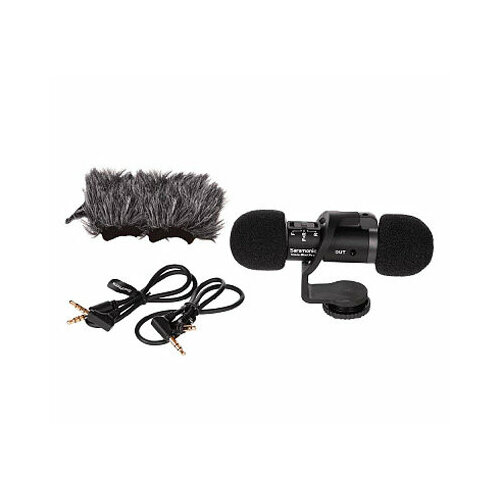 Микрофон Saramonic Vmic Mini Pro двукапсульный направленный 35 мм TRS TRRS 746000₽