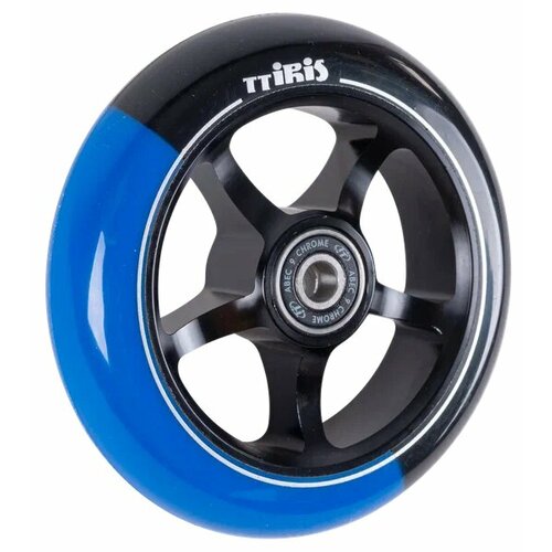 фото Колесо для трюкового самоката techteam x-treme 110*24 мм, iris, black-blue