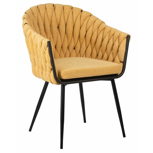 Стул Лого-М DOBRIN MATILDA жёлтая ткань (LAR 275-8) синий, розовый, черный, желтый, оранжевый, зеленый, коричневый, бежевый, серый