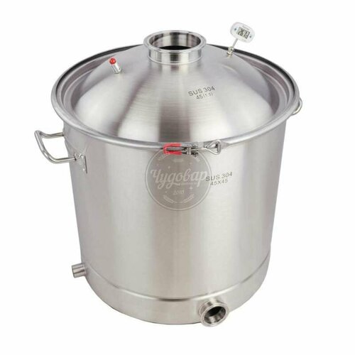 Перегонный куб 70л с купольной крышкой сталь AISI 304 выход 4 дюйма 1575000₽