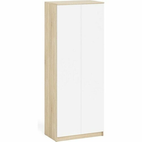 Шкаф двухдверный СВК Мори МШ800.1 цвет дуб сонома/ белый 80х51х210см