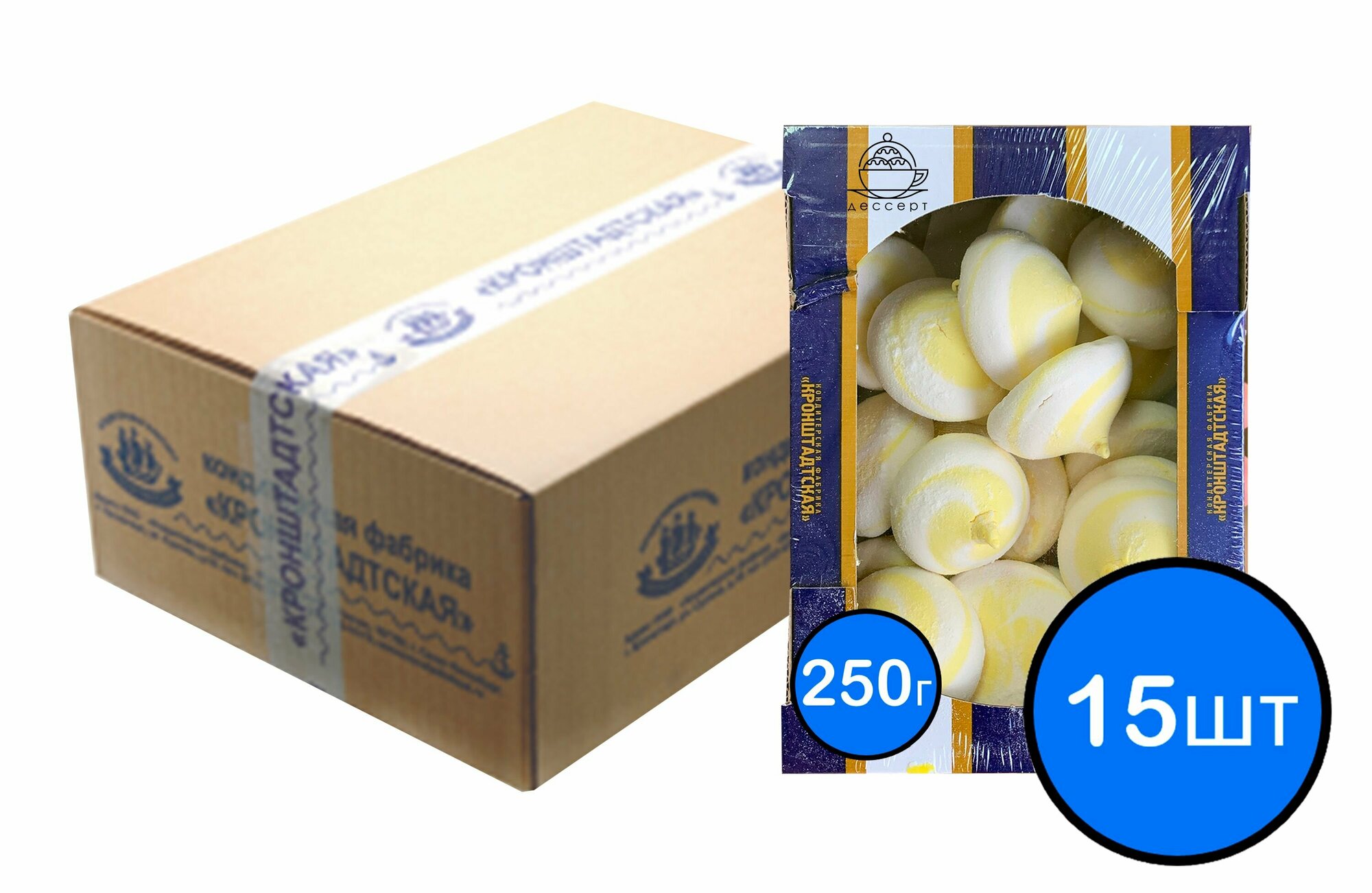 Зефир Пина колада "Итальянский десерт", 250г х 15шт
